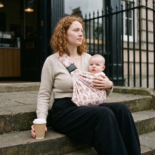 Babboo Air Baby Sling Carrier – Breathable Cotton Ring Sling for Newborns