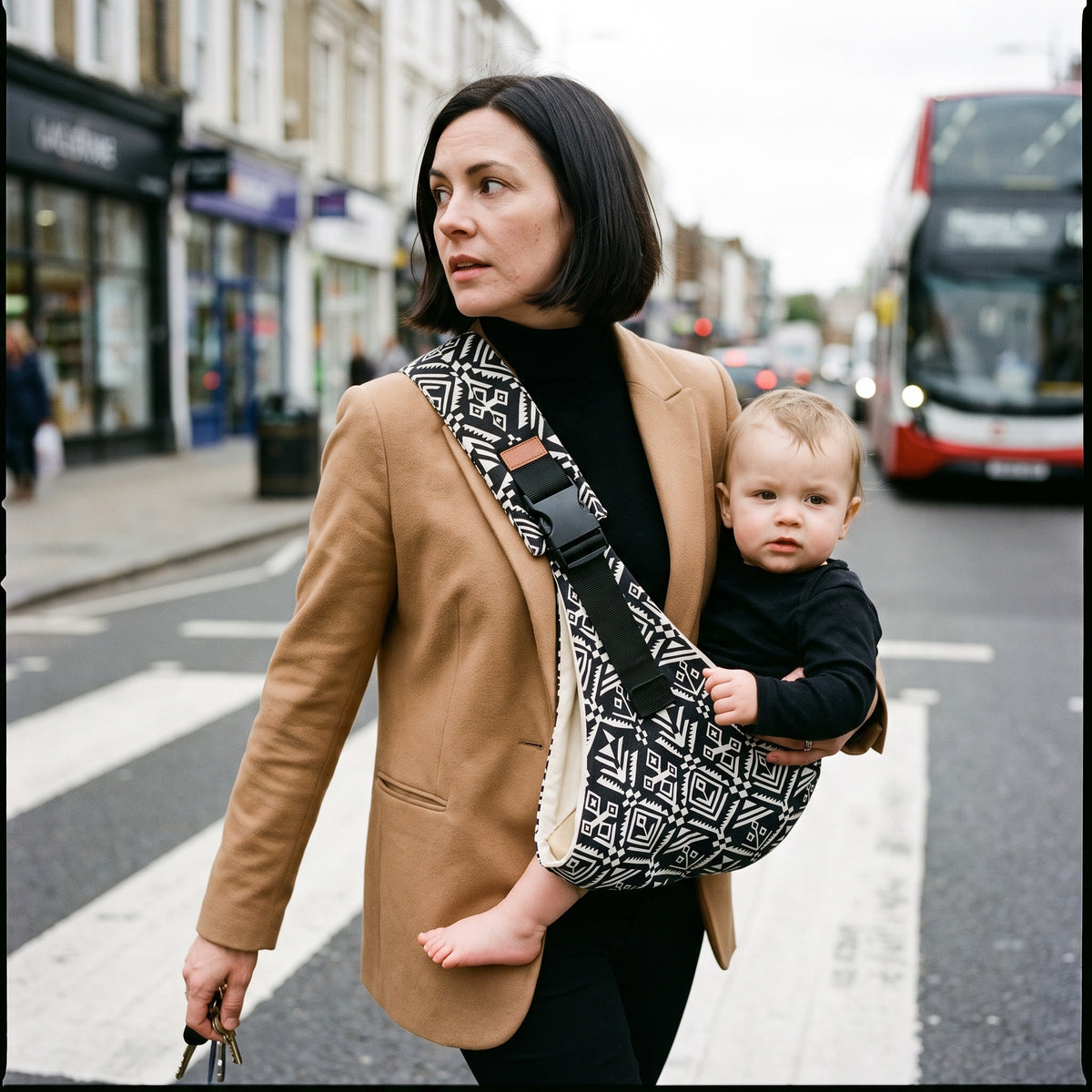 Babboo Easy Baby Carrier – One-Shoulder Hip Sling, up to 15 kg
