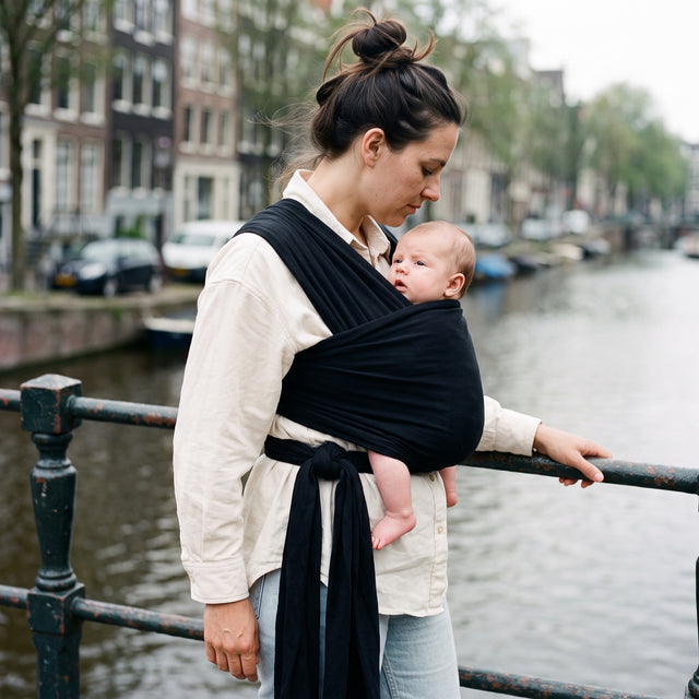 Babboo Wrap Baby Carrier – Stretchy Cotton Wrap Sling, 20 Colours